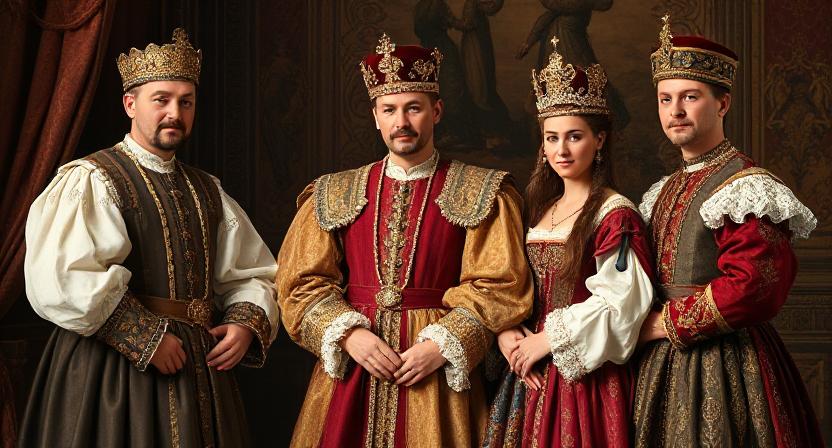 16th century imperial russia russian royalty clothes in middle ages
